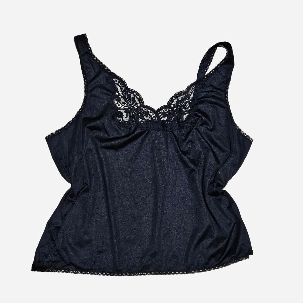 vintage whimsigoth grunge black camisole size 40